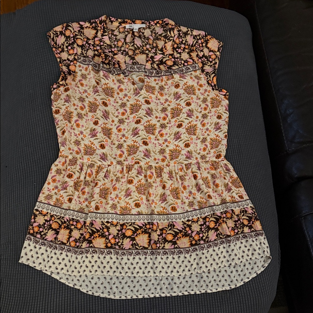 DR2 Multicolor Floral Blouse